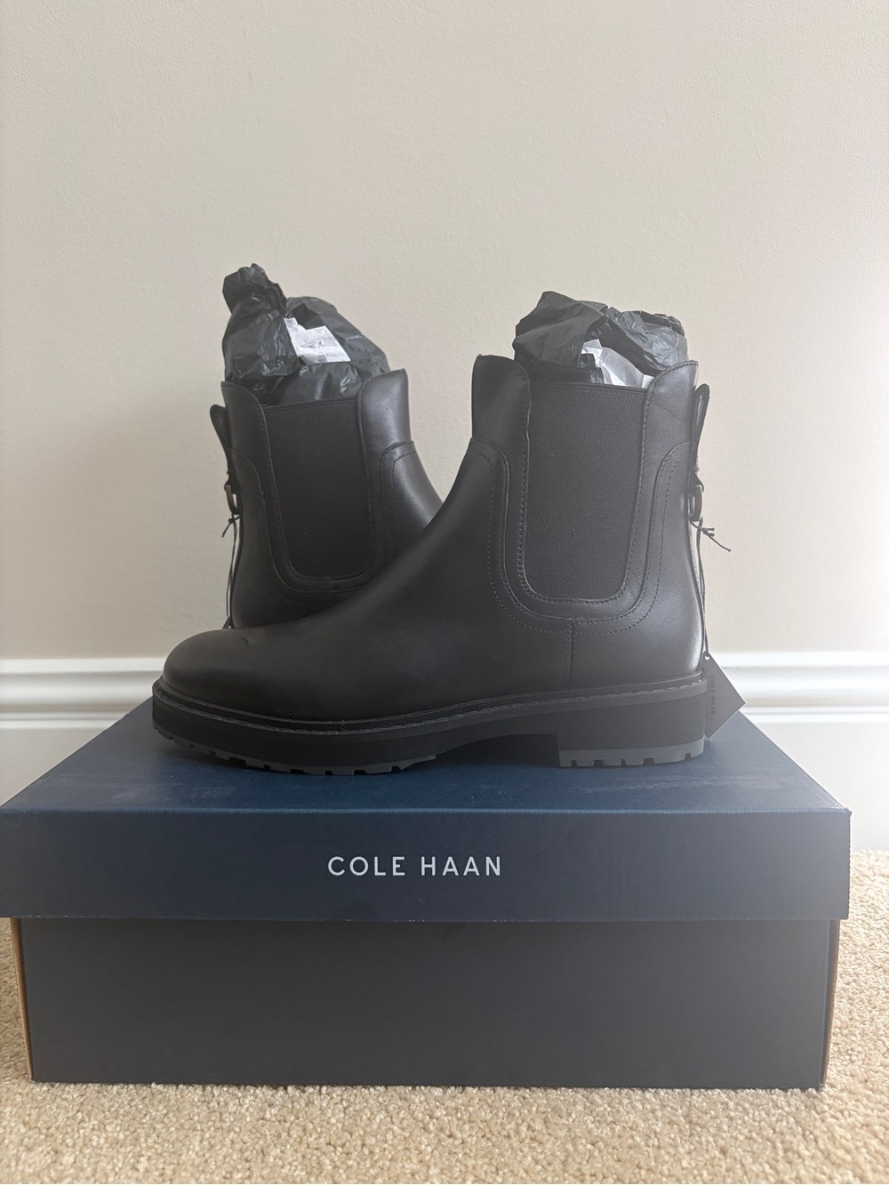 Cole Haan Black Greenwich WP Bootie